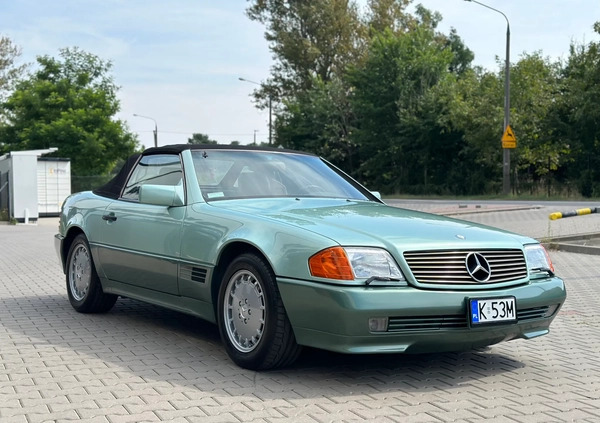 Mercedes-Benz SL cena 145000 przebieg: 99992, rok produkcji 1992 z Kraków małe 704